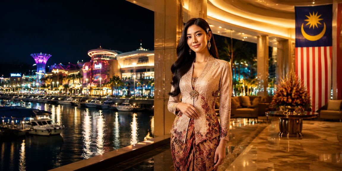 Pemain menikmati permainan baccarat dalam suasana kasino Langkawi